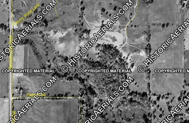 Saranac Speedway - 1955 Aerial (newer photo)